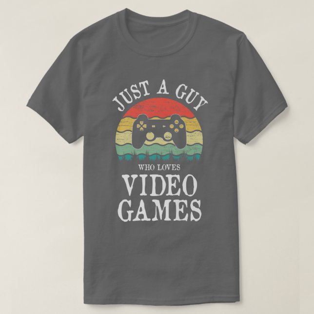 Camiseta Apenas Uma Cara Que Adora Videos games  (Frente do Design)