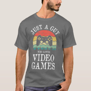 Camiseta Apenas Uma Cara Que Adora Videos games 