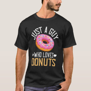 Camiseta Apenas uma Cara que ama a alimentação Rosquinha do