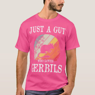 Camiseta Apenas Uma Cara Que Ama Gerbilis