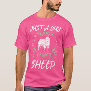 Camiseta Apenas Uma Cara Que Ama Ovelha
