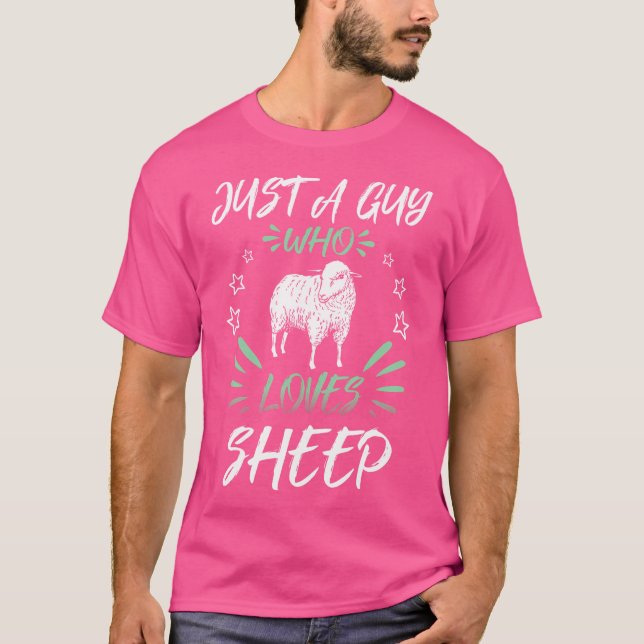 Camiseta Apenas Uma Cara Que Ama Ovelha (Frente)