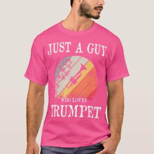 Camiseta Apenas Uma Cara Que Ama Trompete