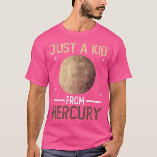 Camiseta Apenas Uma Criança Do Mercúrio - Ast Espacial Do P