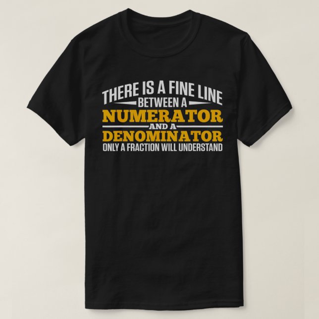 Camiseta Apenas Uma Fração Compreenderá A Matemática (Frente do Design)