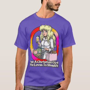 Camiseta Apenas Uma Garota Cristã Que Adora Atirar