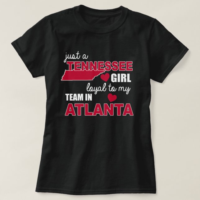 Camiseta Apenas uma garota do Tennessee (Frente do Design)