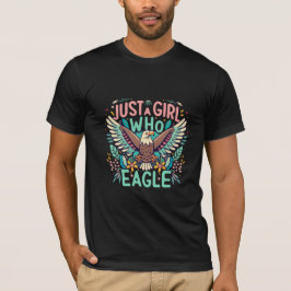 Camiseta apenas uma garota que ama Águia Filipina