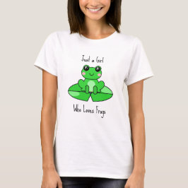 Camiseta Apenas uma Garota que Ama Amigos