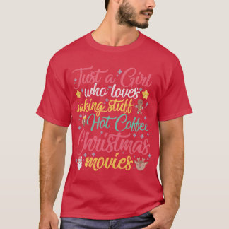 Camiseta Apenas uma garota que ama assar coisas Café Quente