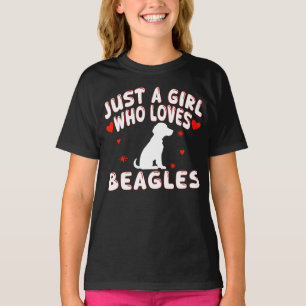 Camiseta Apenas Uma Garota Que Ama Beagles