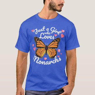 Camiseta Apenas Uma Garota Que Ama Borboletas Ama Família M