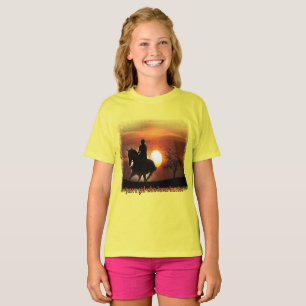 Camiseta apenas uma garota que ama cavalos