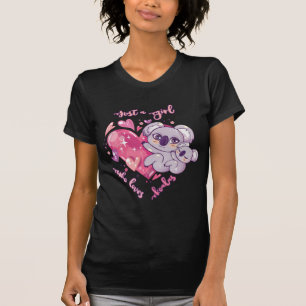 Camiseta Apenas Uma Garota Que Ama Coalas