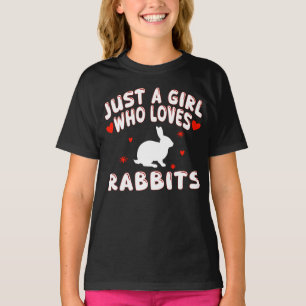 Camiseta Apenas Uma Garota Que Ama Coelhos