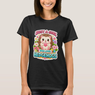 Camiseta Apenas Uma Garota Que Ama Donos de Ourigos Amante 