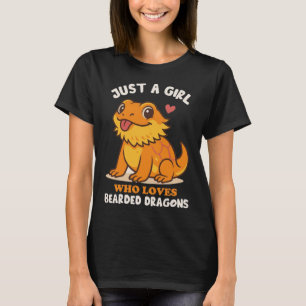 Camiseta Apenas uma Garota que Ama Dragões Barbados