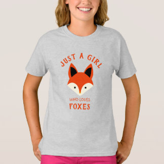 Camiseta Apenas uma garota que ama Foxes T-Shirt