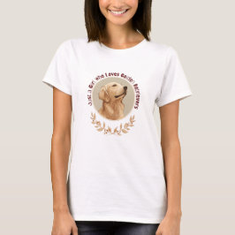 Camiseta Apenas uma Garota que Ama Golden Retrievers