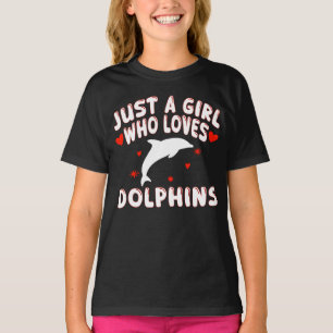 Camiseta Apenas Uma Garota Que Ama Golfinhos