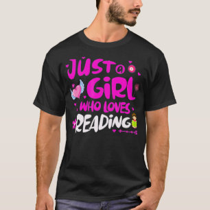 Camiseta Apenas uma garota que ama ler