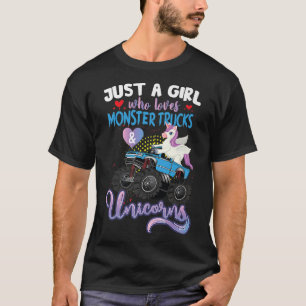 Camiseta Apenas uma garota que ama monstros e Unicórnios
