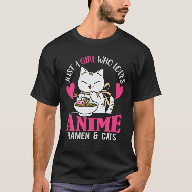 Camiseta Apenas uma garota que ama os marinheiros e gatos d (Frente)
