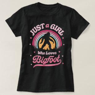 Camiseta Apenas uma Garota que Ama Pé-Grande