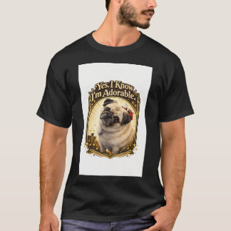 Camiseta Apenas Uma Garota Que Ama Pugs Cachorro Fofo Amant
