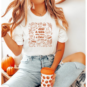 Camiseta Apenas uma garota que ama queda