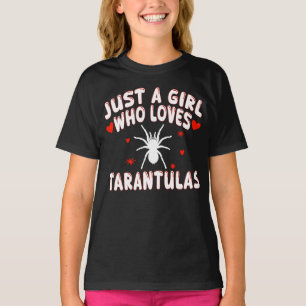 Camiseta Apenas Uma Garota Que Ama Tarântulas