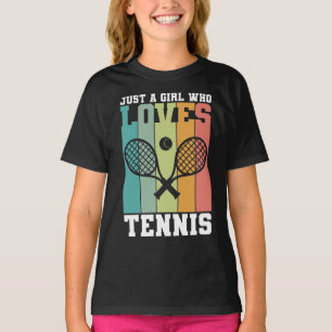 Camiseta Apenas uma garota que ama Tênis Presentes de jog