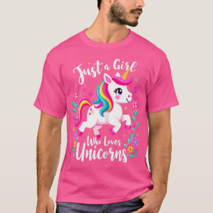 Camiseta Apenas Uma Garota Que Ama Unicórnios