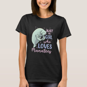Camiseta Apenas Uma Garota Que Ama Vaca De Manatees