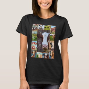 Camiseta Apenas Uma Garota Que Ama Vaca Fantasia De Vaca Fo