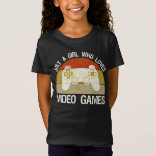 Camiseta Apenas Uma Garota Que Ama Video Games