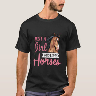 Camiseta Apenas Uma Lição De Equitação Quem Ama Cavalos