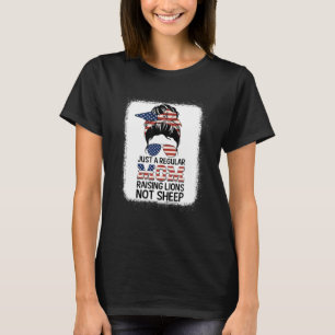 Camiseta Apenas Uma Mãe Normal Não Um Patriota Ovino Leva