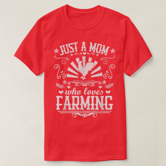 Camiseta APENAS UMA MÃE QUE ADORA FAZER Fome Engraçado (Frente do Design)