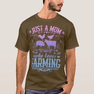 Camiseta APENAS UMA MÃE QUE ADORA FAZER GALINHA DE Vaca Eng