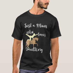 Camiseta Apenas Uma Mãe Que Adora Valer A Mãe Equestre