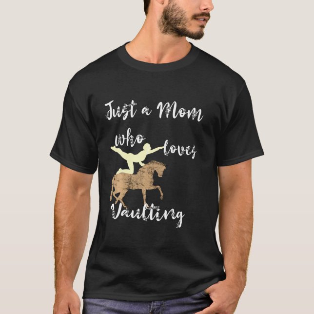 Camiseta Apenas Uma Mãe Que Adora Valer A Mãe Equestre (Frente)