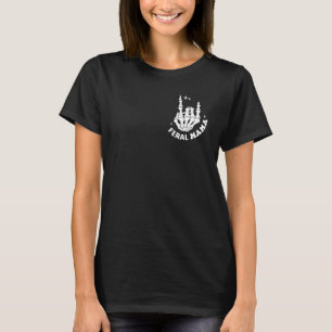 Camiseta Apenas uma mama selvagem criando crianças ferozes