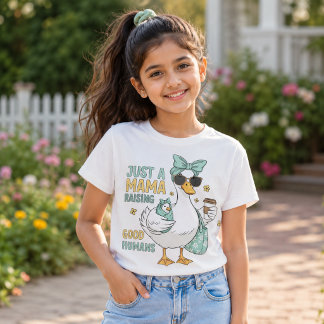 Camiseta Apenas Uma Mamãe Criando Bons Seres Humanos