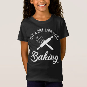 Camiseta Apenas Uma Menina Que Adora Baking