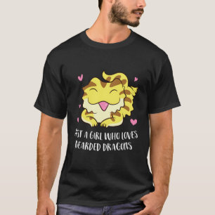 Camiseta Apenas Uma Menina Que Adora Dragões Cardeados, Liz