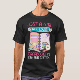 Camiseta Apenas Uma Menina Que Adora Fazer Bolas Com Irmãs