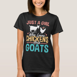 Camiseta APENAS UMA MENINA QUE ADORA GALINHAS E CAÇA Fazend