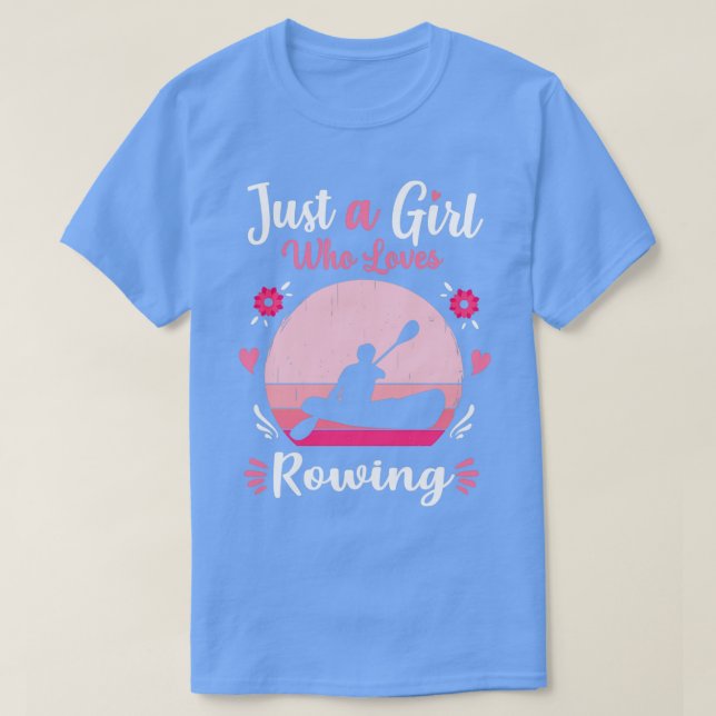 Camiseta Apenas Uma Menina Que Adora Retrair Rosa, Retro Vi (Frente do Design)