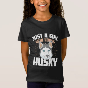 Camiseta Apenas Uma Menina Que Adora Rouco